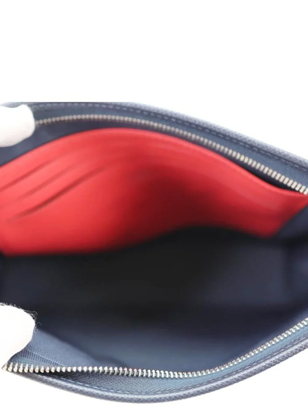 Louis Vuitton Voyage MM Taiga Leather Pochette Navy Blue